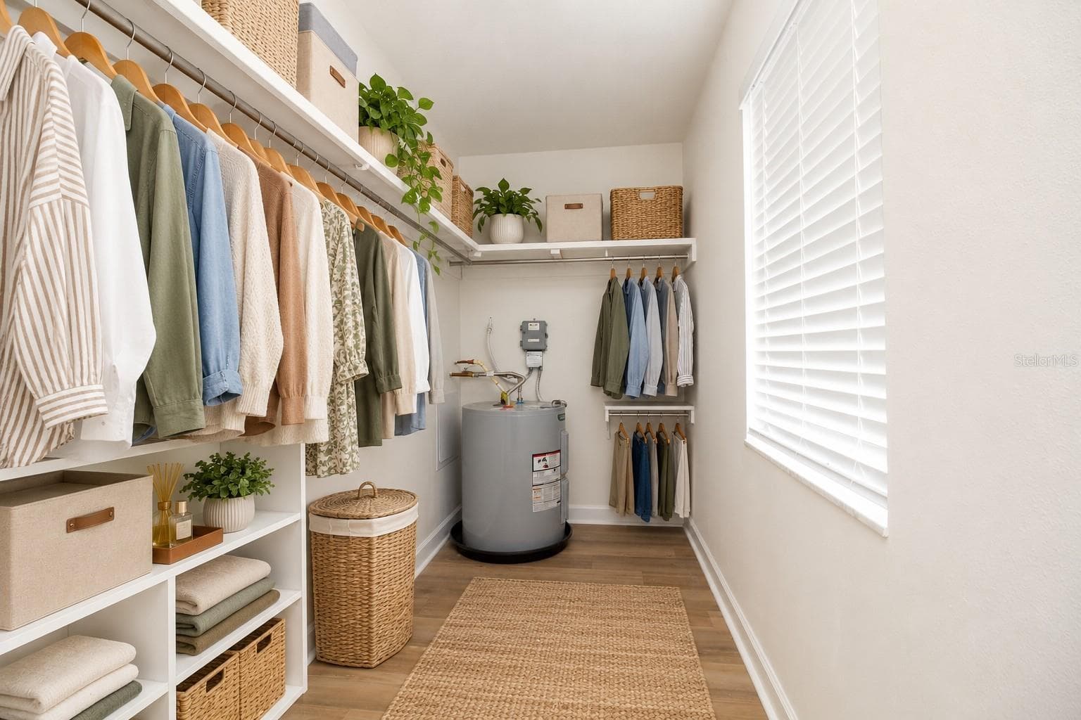 Virtualy Staged - walk in closet - 6940 A SUNSET DR S #1A, SOUTH PASADENA