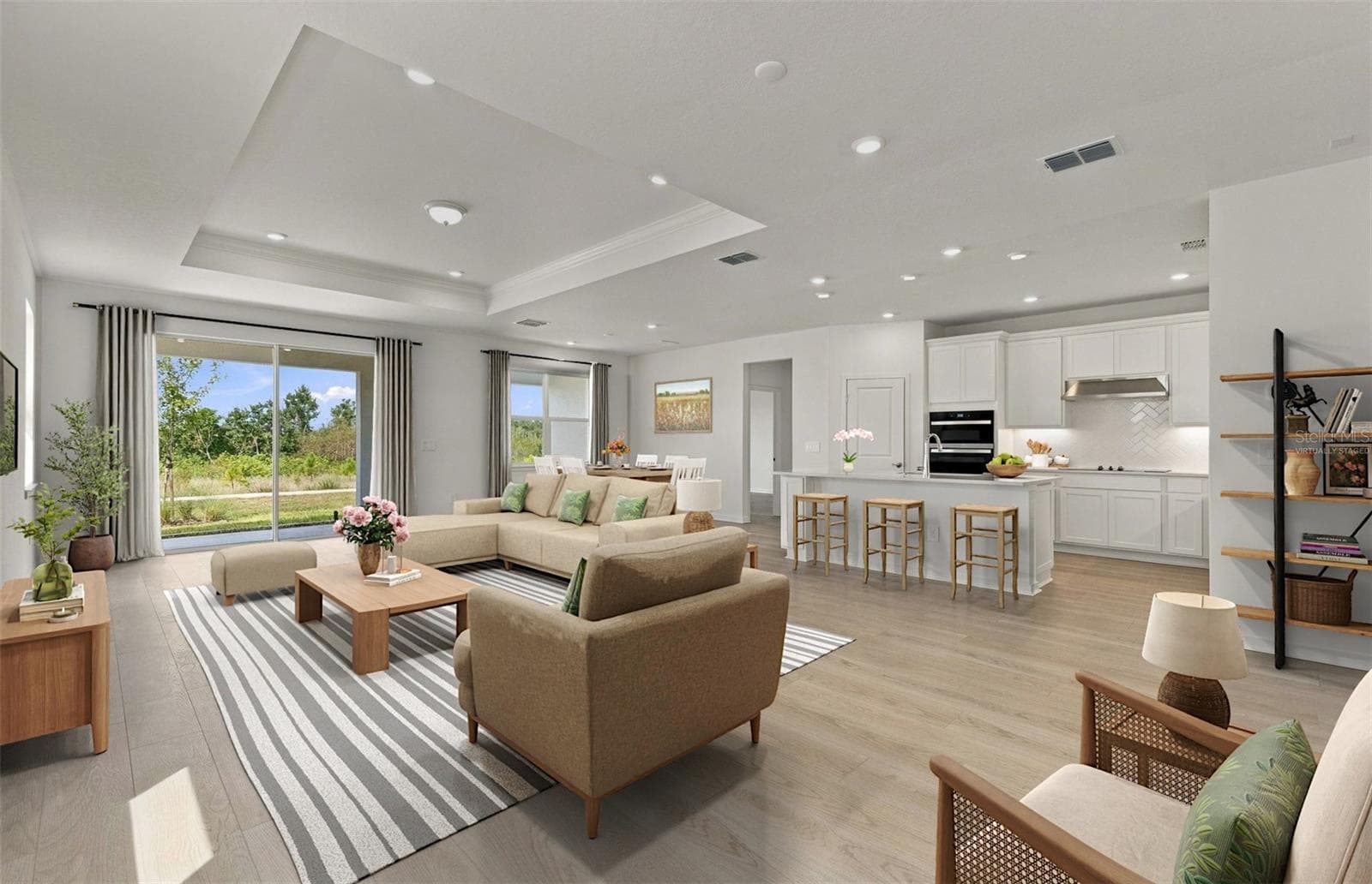 Virtually Staged - Open Gathering Room - 1719 RUBY LN, LAKE ALFRED