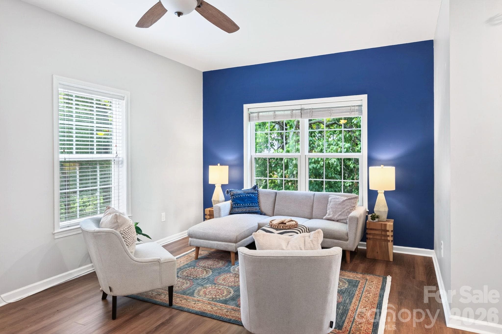 Bright Living Room - 62 Kirby Road, Asheville