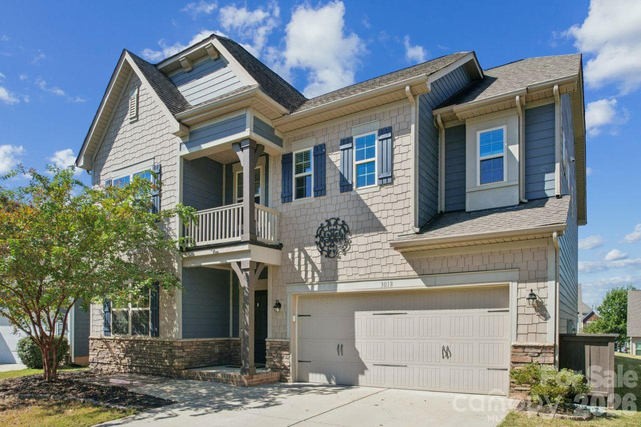 Front Exterior - 3018 Oakmere Road, Waxhaw