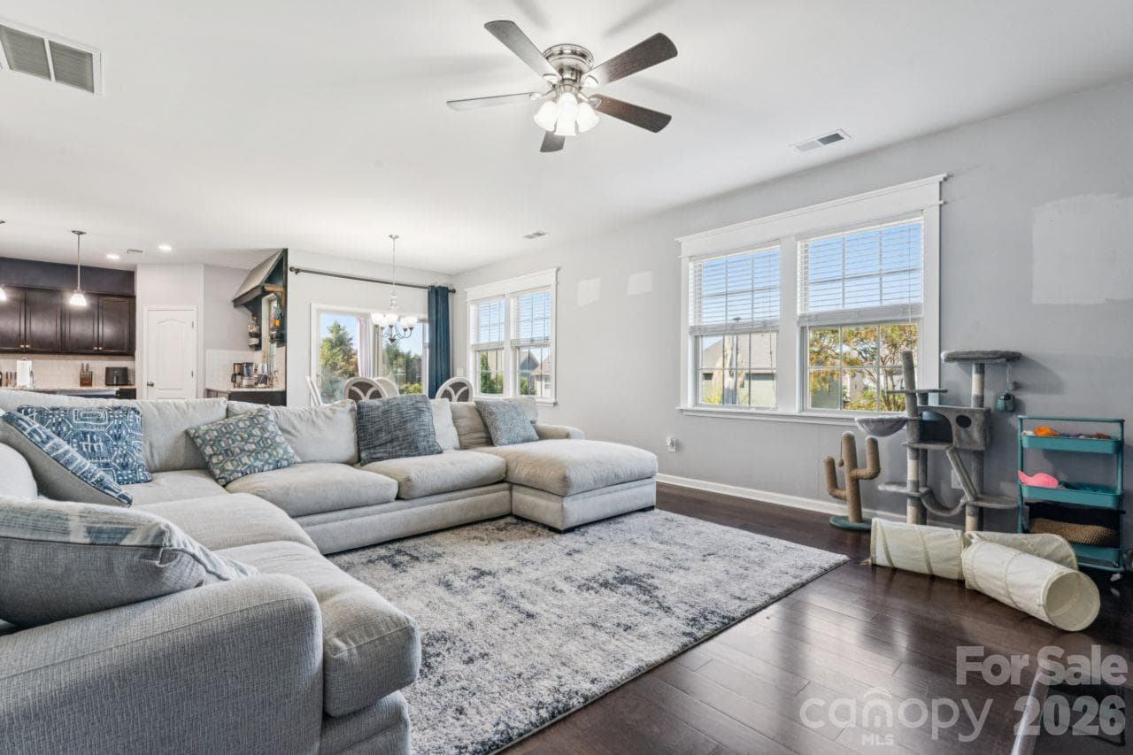 Living Room - 3018 Oakmere Road, Waxhaw