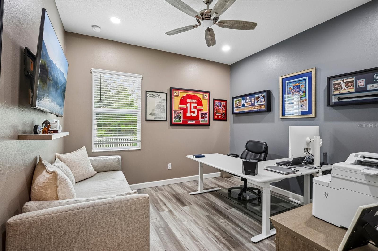 third bedroom currently being used as an office - 17022 FORGE SURF ST, LAND O LAKES