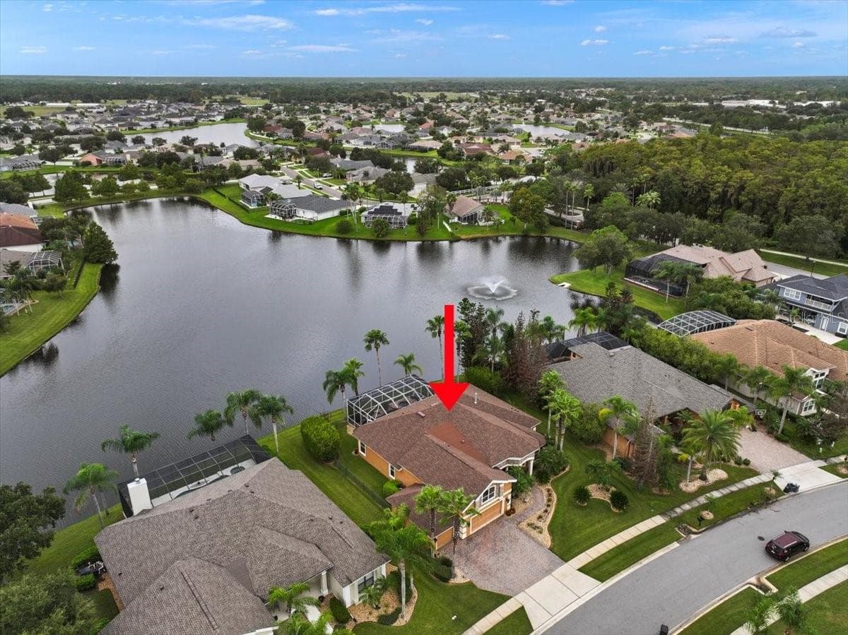 Aerial View - 6627 MERRYVALE LN, PORT ORANGE