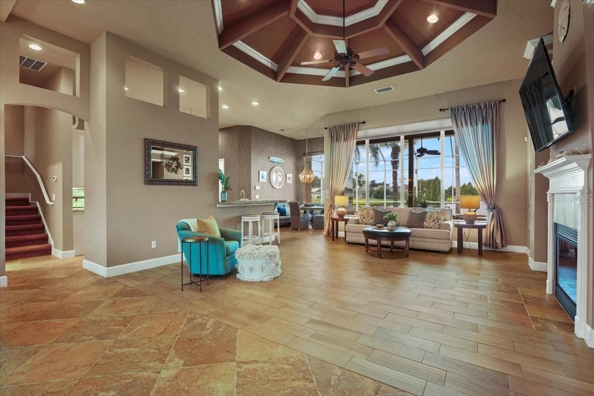 Living Area - 6627 MERRYVALE LN, PORT ORANGE