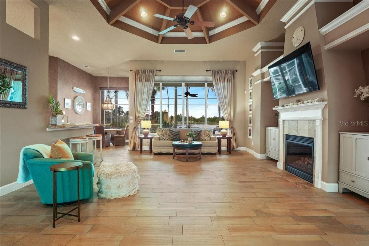 Living Area - 6627 MERRYVALE LN, PORT ORANGE