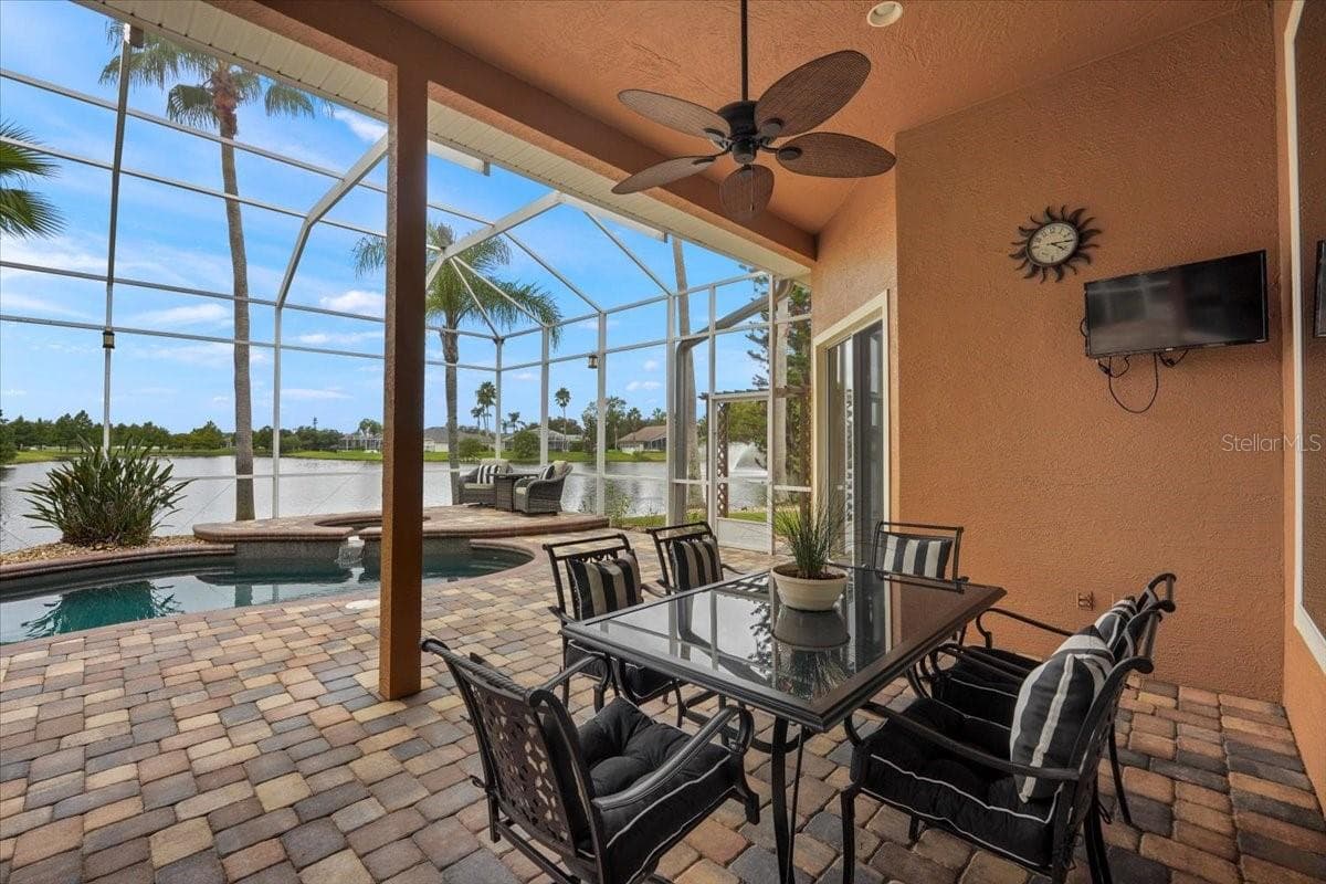 Lanai Living Area - 6627 MERRYVALE LN, PORT ORANGE