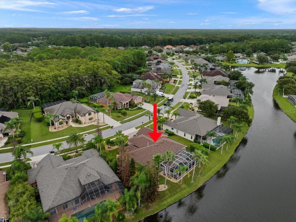 Aerial View - 6627 MERRYVALE LN, PORT ORANGE