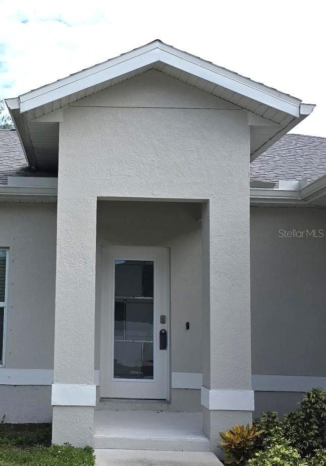 New Etched Glass Front Door just installed - 1888 FRANKLIN LN, NORTH PORT