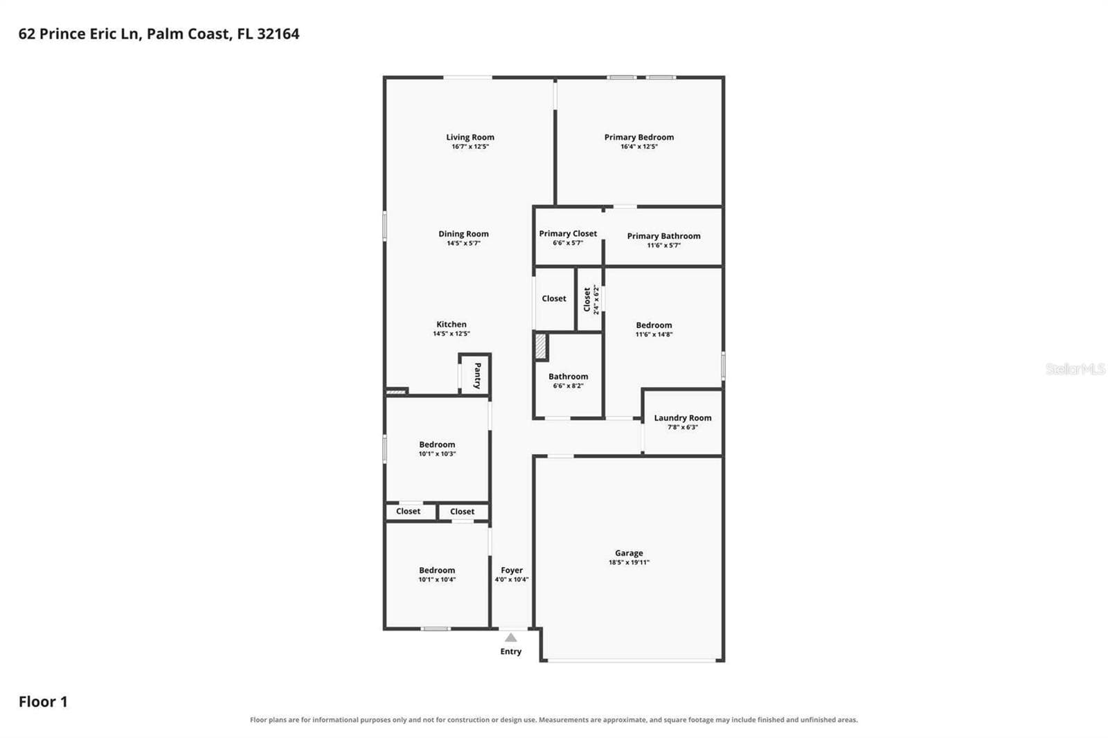 Single Family Residence at 62 PRINCE ERIC LN, PALM COAST, photo 16 of 16