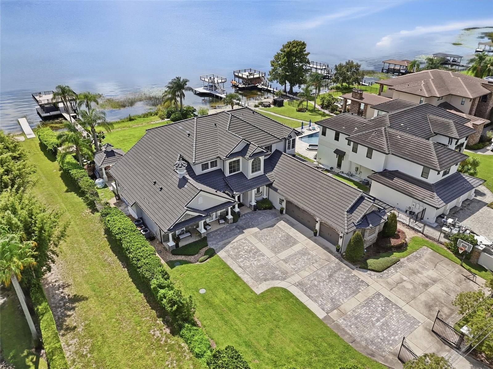 AERIAL VIEW - 9602 MAYWOOD DR, WINDERMERE
