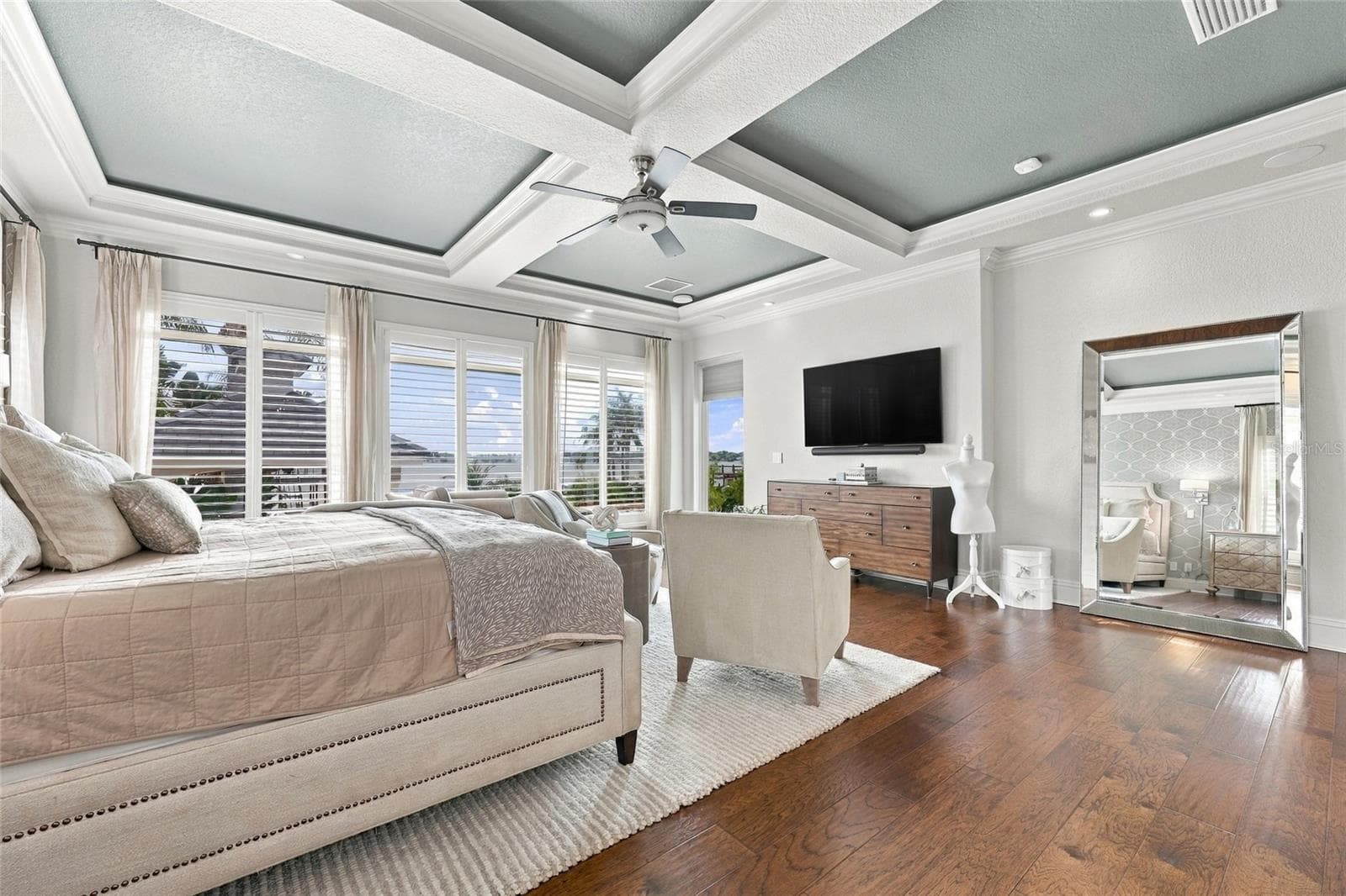 PRIMARY SUITE WITH VIEWS OF LAKE DOWN - 9602 MAYWOOD DR, WINDERMERE