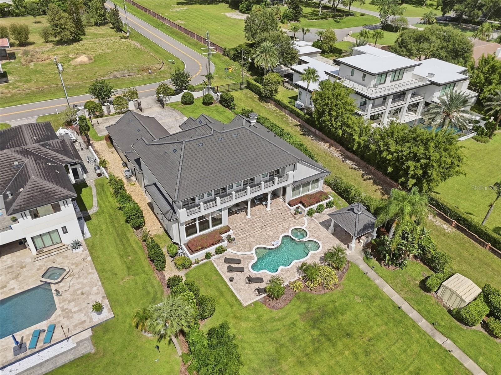 AREIAL VIEW - 9602 MAYWOOD DR, WINDERMERE