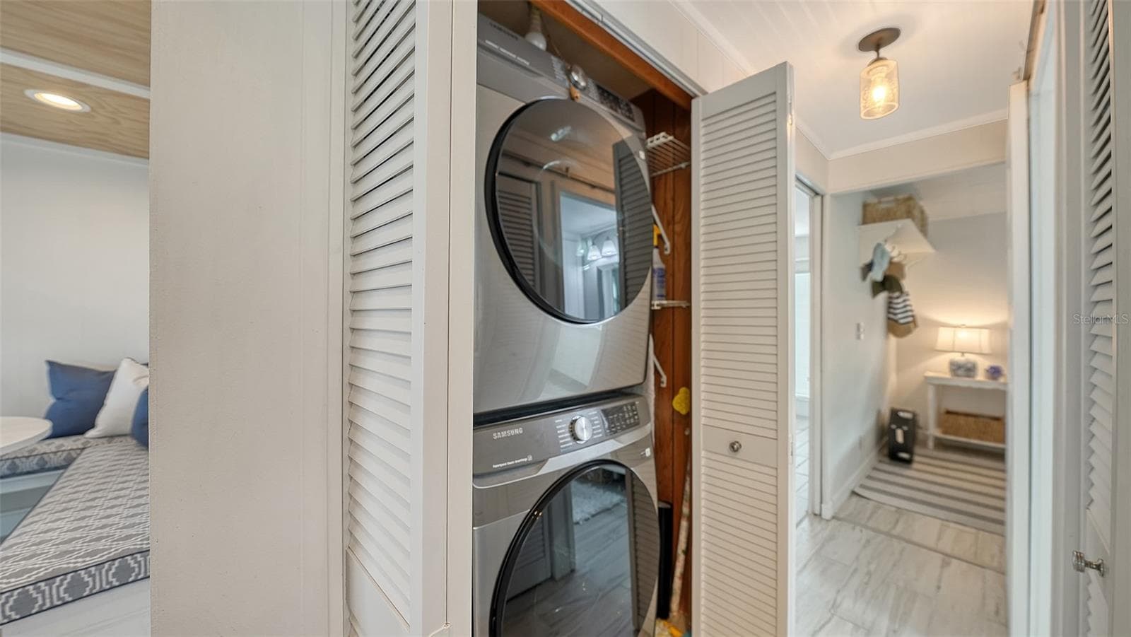 Laundry in hall closet - 3710 GULF OF MEXICO DR #A3, LONGBOAT KEY