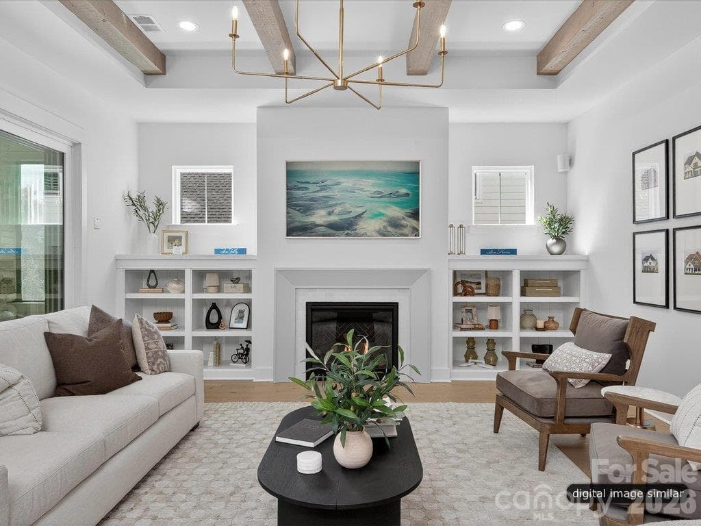 A beautiful Great Room welcomes you - 305 Weddington Grove Lane, Weddington