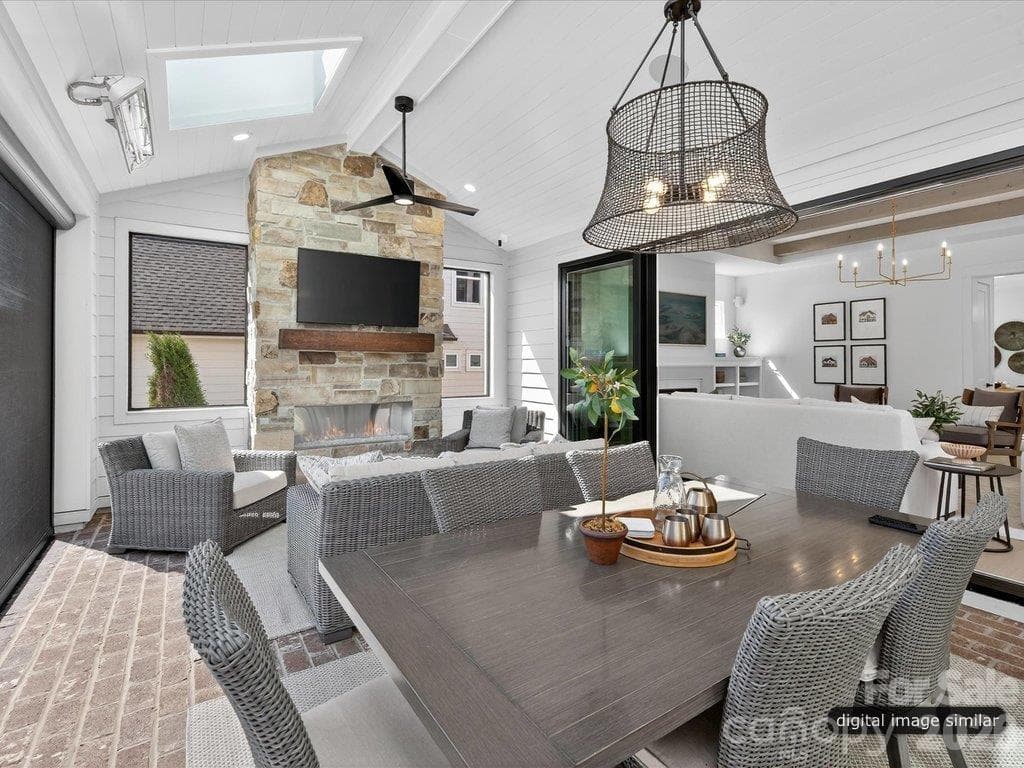 Covered Outdoor Terrace - 305 Weddington Grove Lane, Weddington