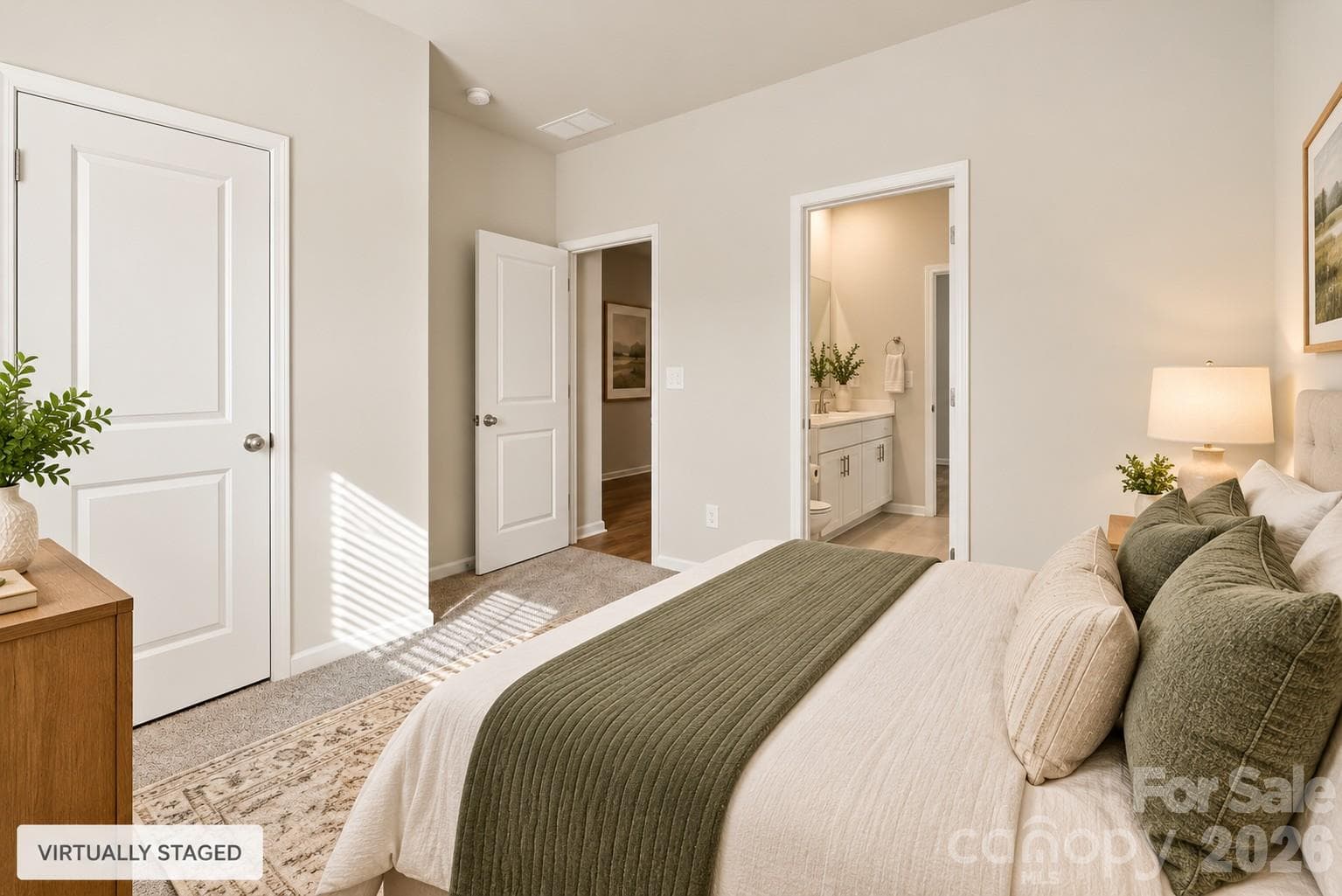 Bed 2 virtually staged. - 151 Bird Dog Drive, Mooresville