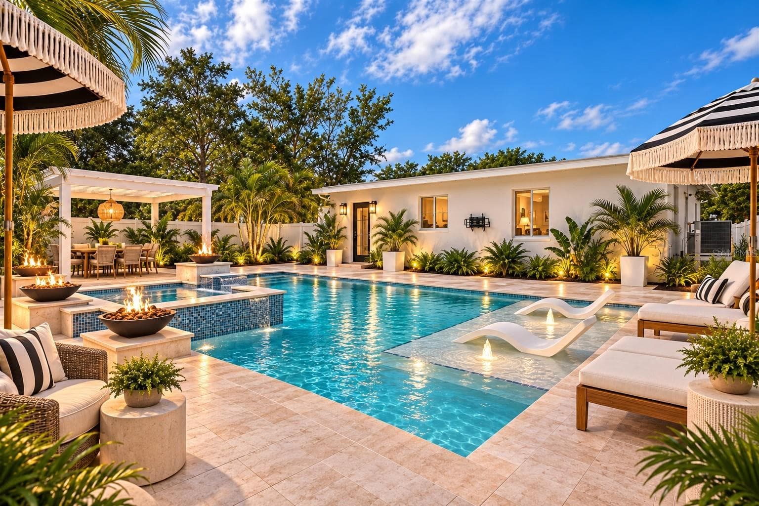 Pool Rendering- virtual - 5931 MANGROVE ST N, ST PETERSBURG