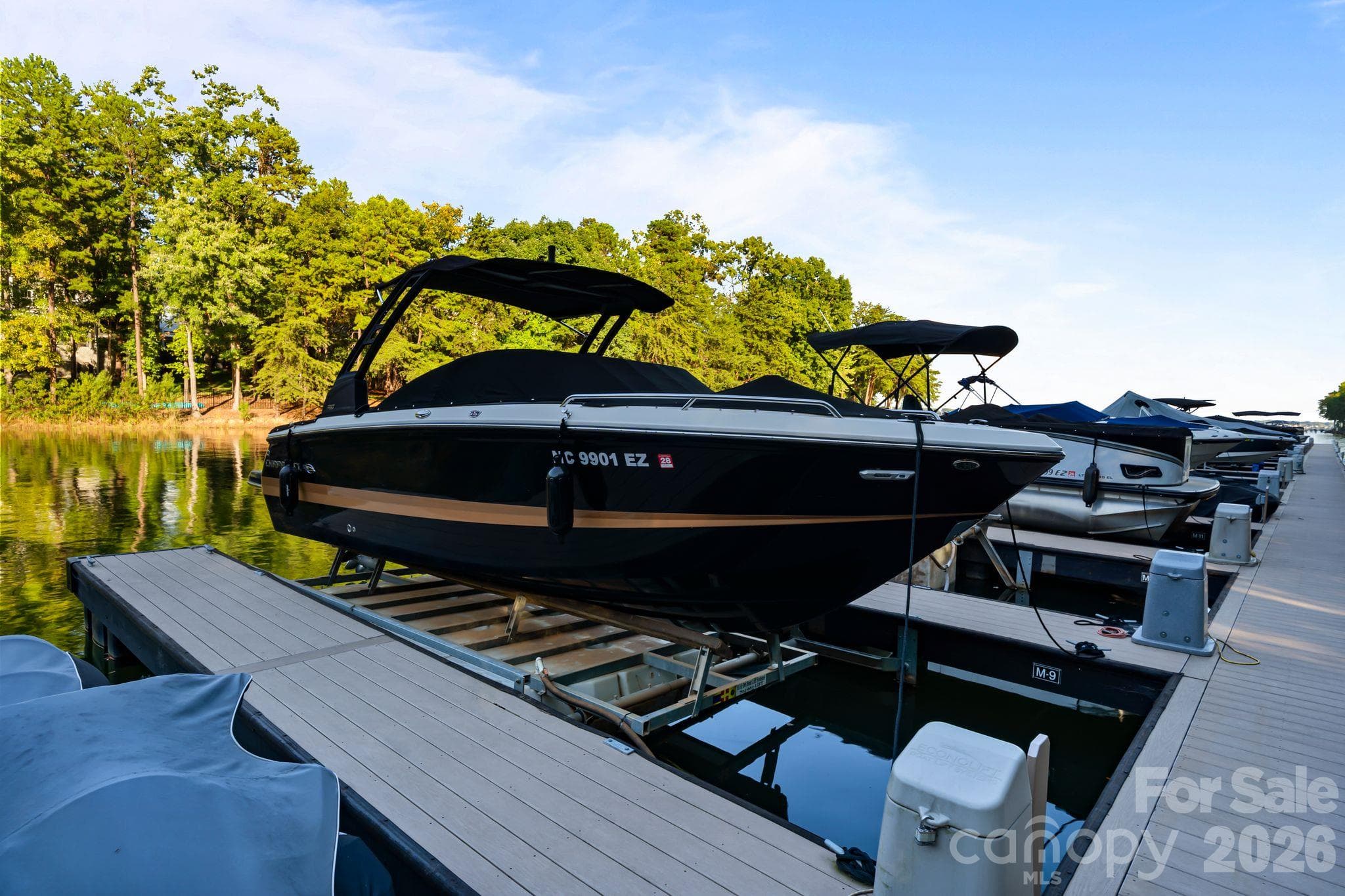 Boat slip M #9 conveniently located just minutes away. Includes boat lift - 268 Milford Circle, Mooresville