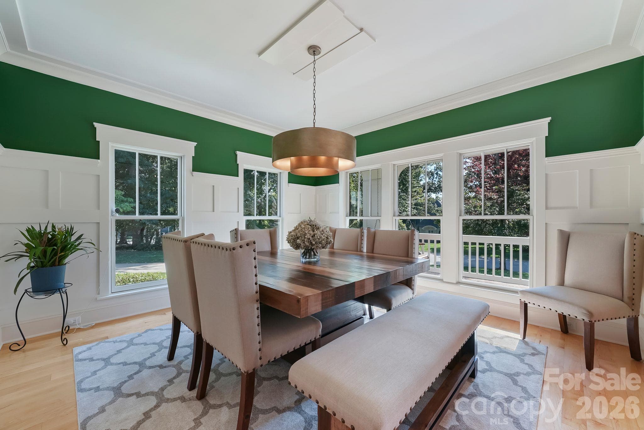 Formal dining filled with natural light - 268 Milford Circle, Mooresville