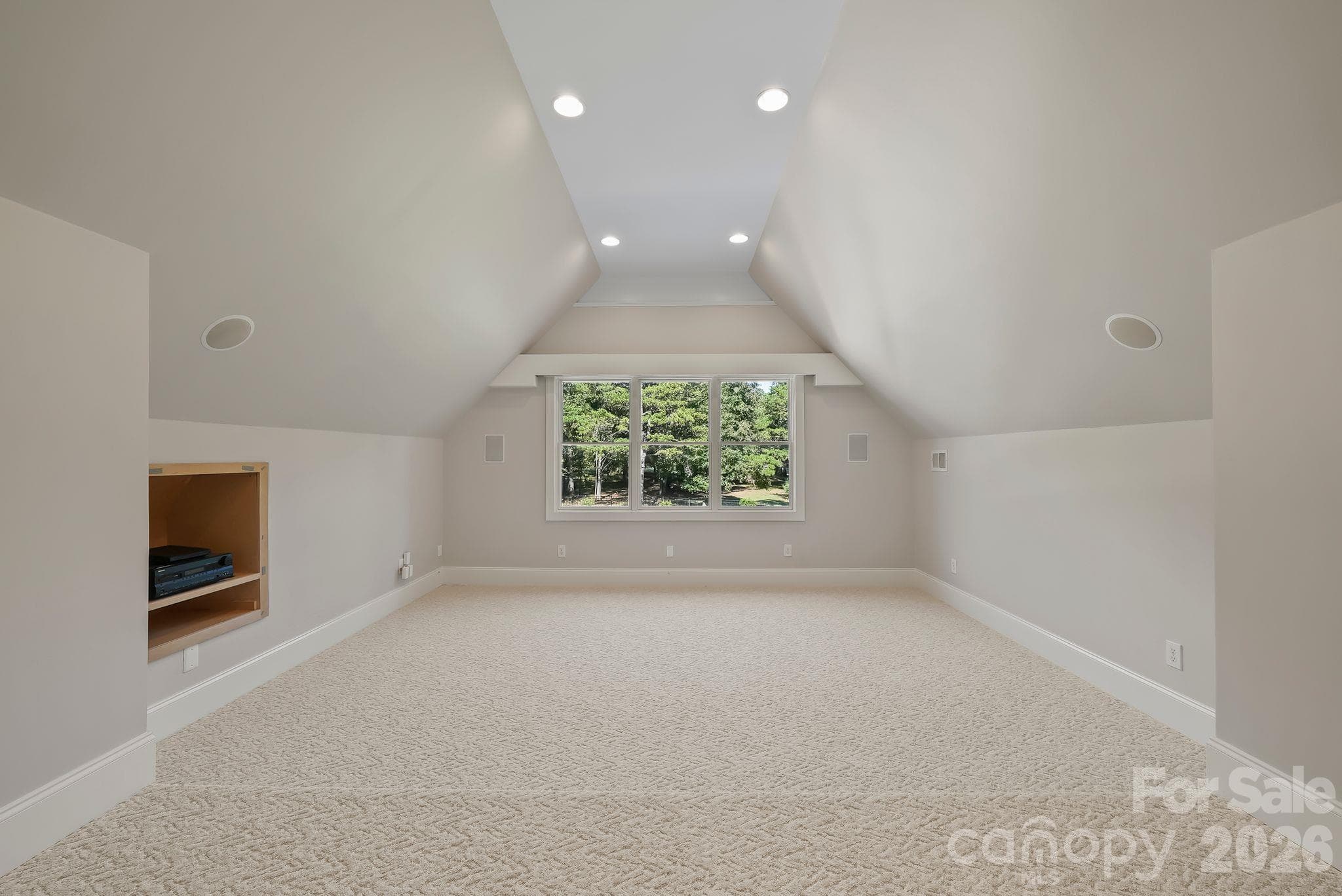 Media room with surround sound - 268 Milford Circle, Mooresville