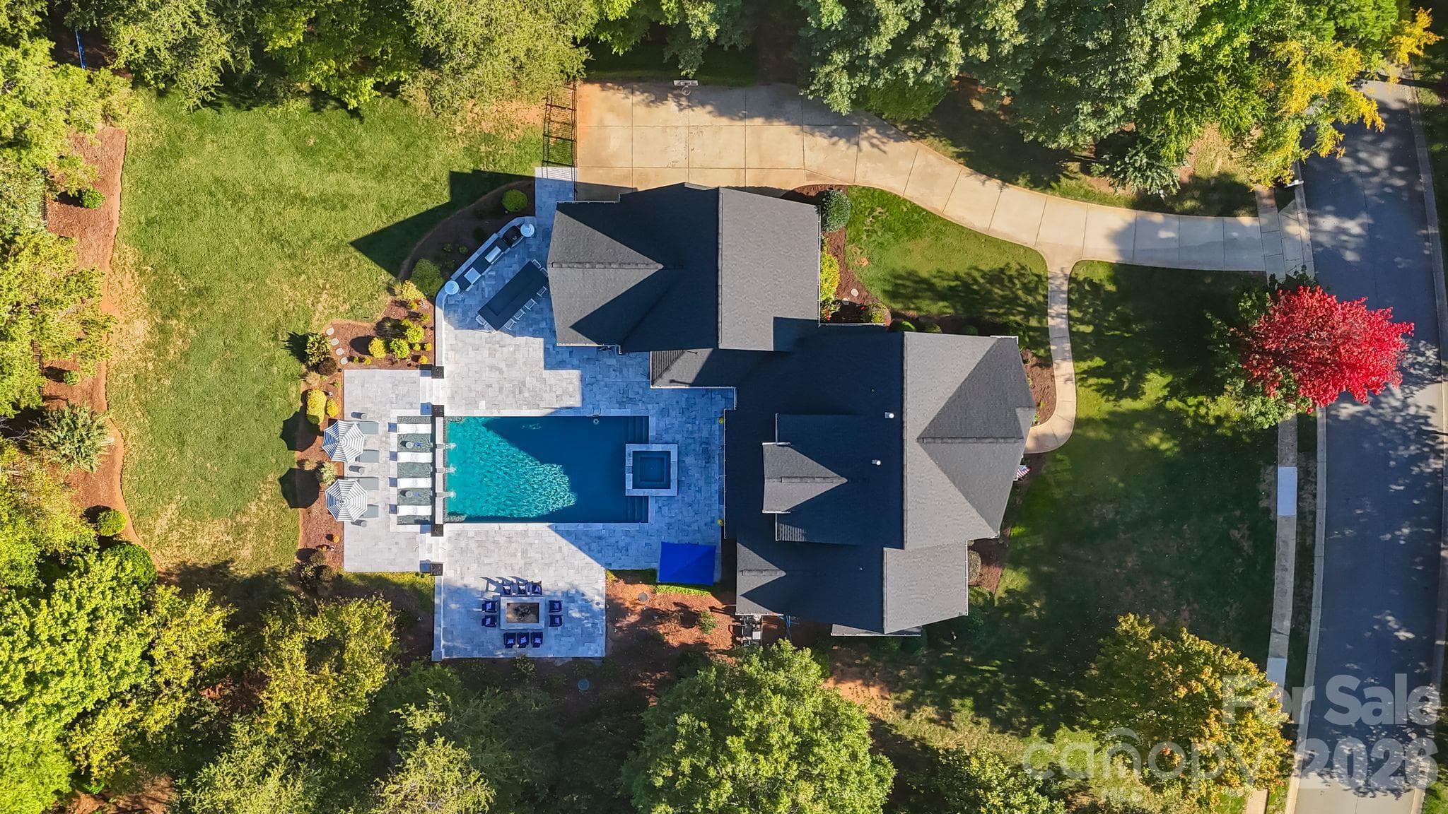 Beautiful aerial view of this incredible home - 268 Milford Circle, Mooresville