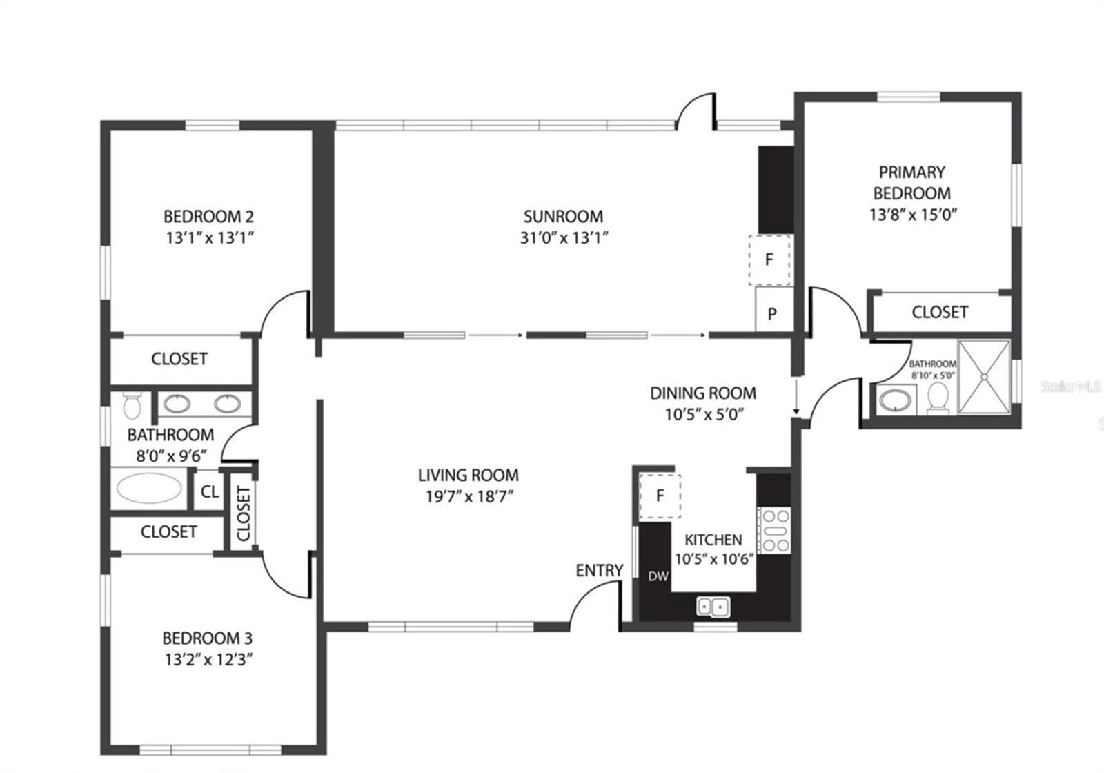 Floor Plan - 1841 5TH ST SE, WINTER HAVEN