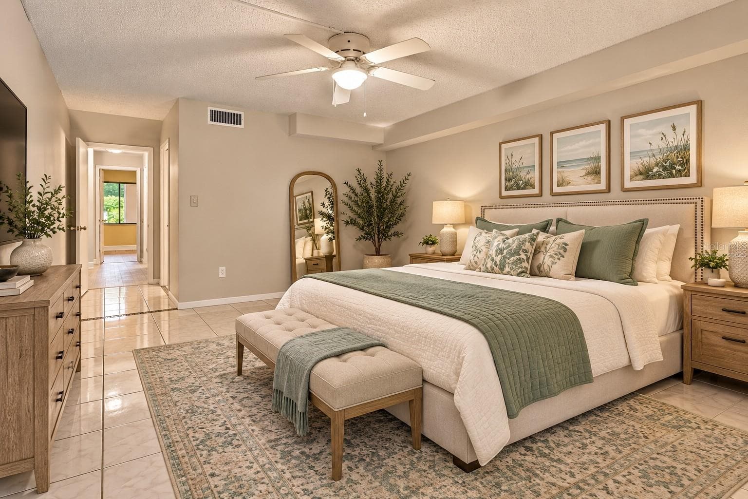 Primary Suite - Virtually Staged. - 7500 40TH AVE W #105, BRADENTON
