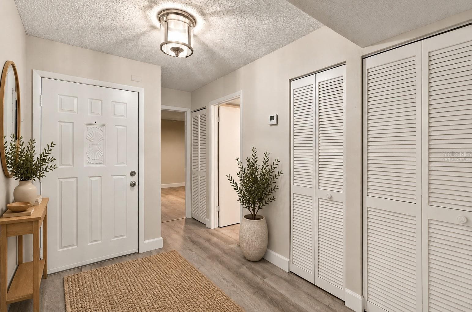Foyer - Virtually Staged - 7500 40TH AVE W #105, BRADENTON