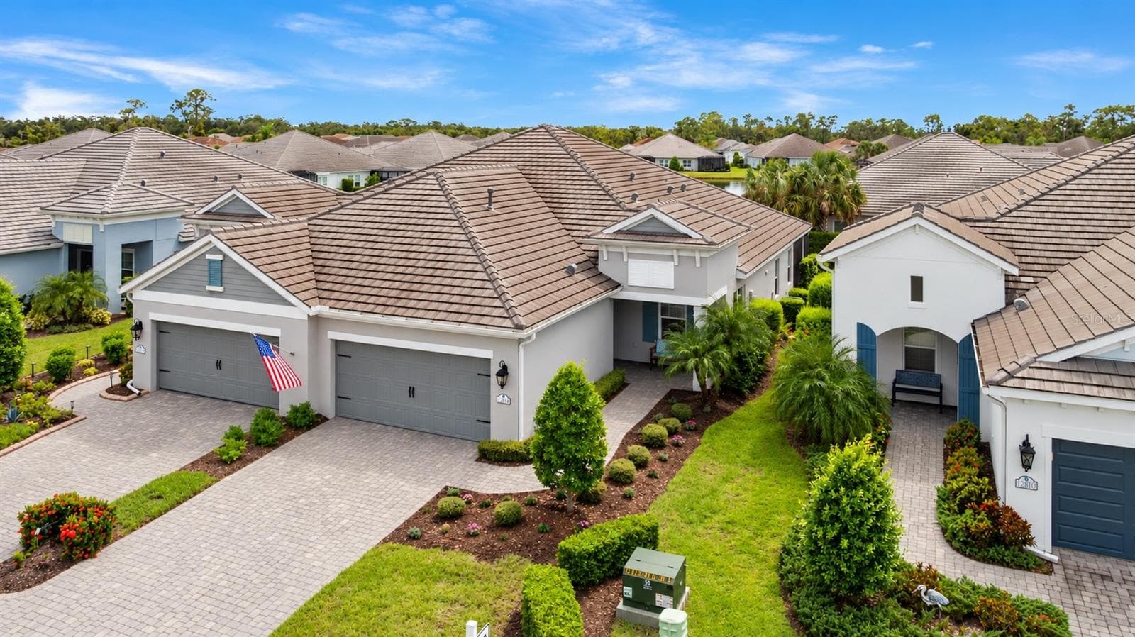 Villa at 12814 SEASONG TER, BRADENTON, photo 2 of 44
