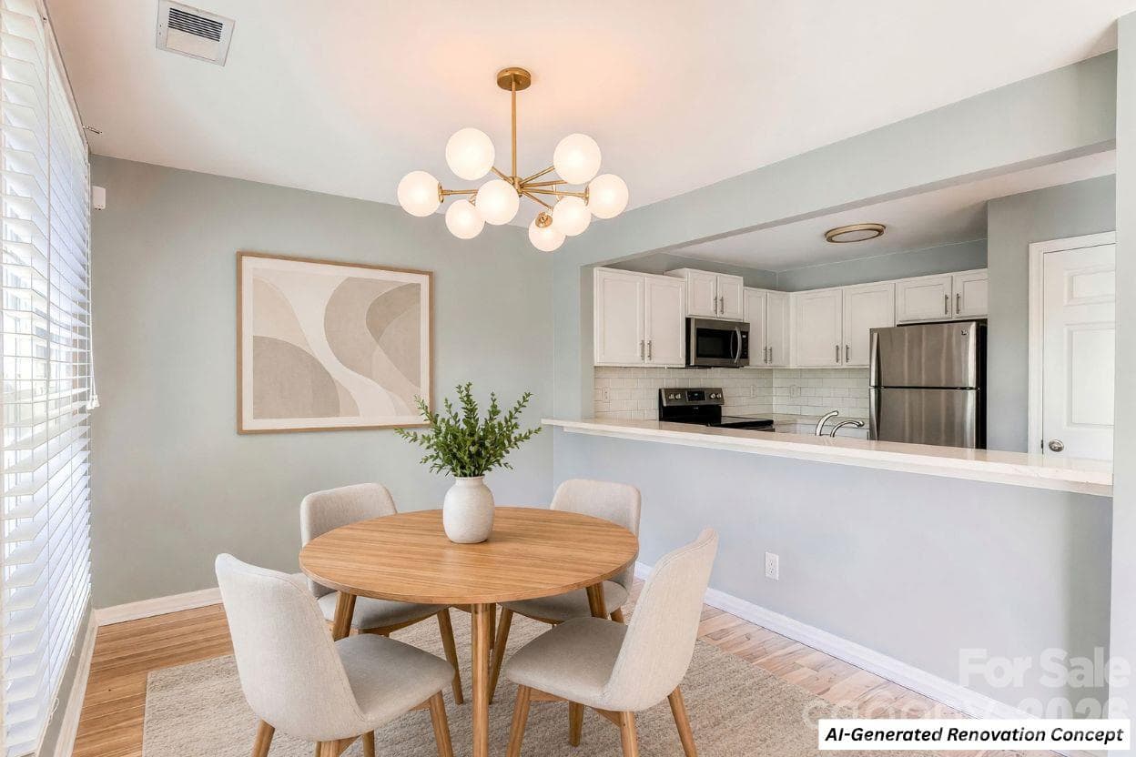 Dining Area (AI-Generated Concept) - 766 Marsh Road, Charlotte