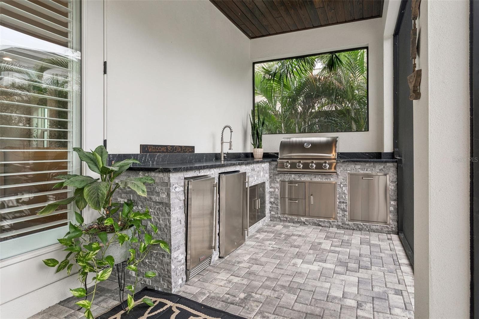 back porch - 3513 W TACON ST, TAMPA