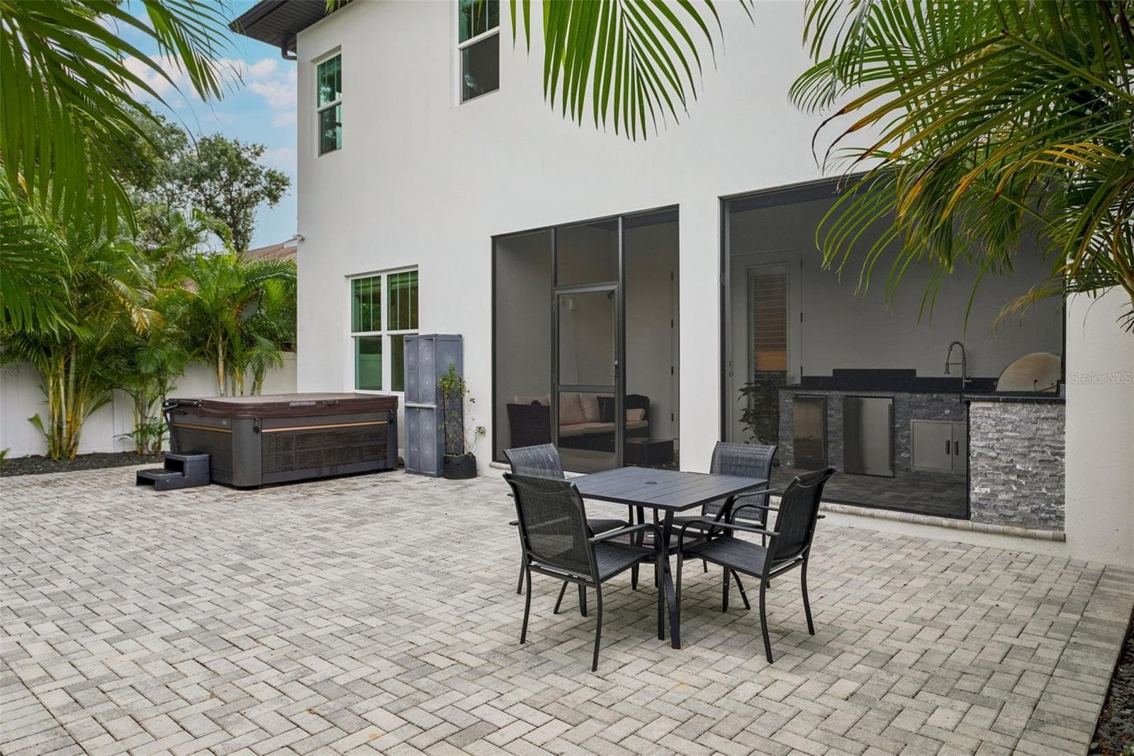 back yard - 3513 W TACON ST, TAMPA