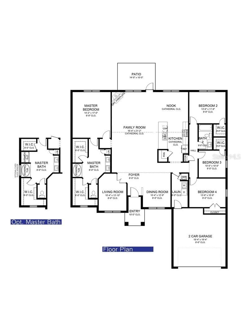 FLOOR PLAN - 2564 W Mustang BLVD, BEVERLYHILLS FL 34465, Beverly Hills
