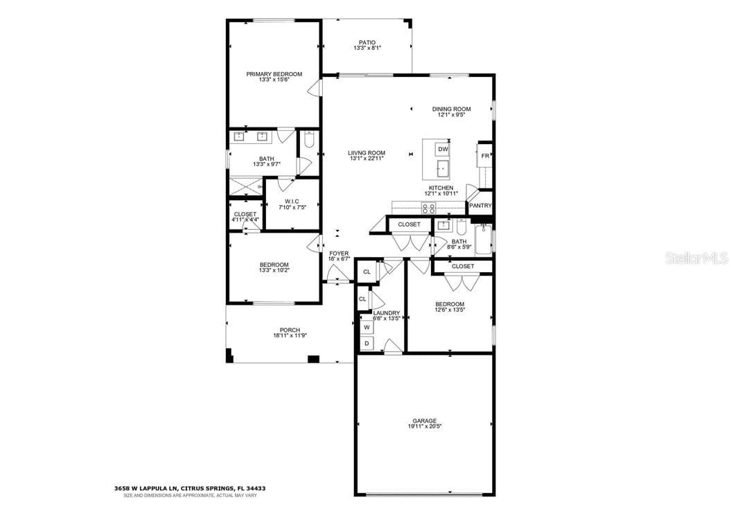 Single Family Residence at 3658 W Lappula LN, DUNNELLON FL 34433, Dunnellon, photo 10 of 56