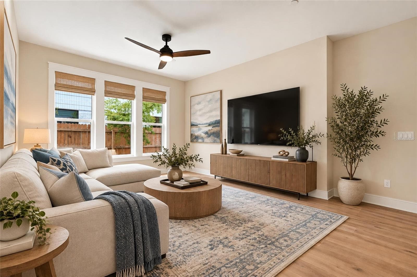 1st Floor Living Room - AI Staging - 2544 1ST AVE N, ST PETERSBURG