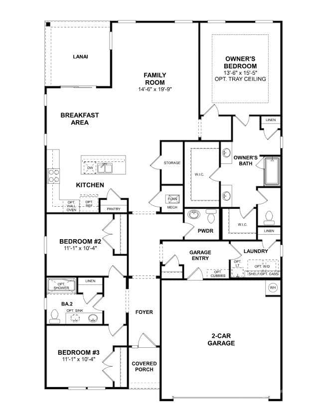 Floor plan - 2032 Boulder Ridge Drive, Gastonia