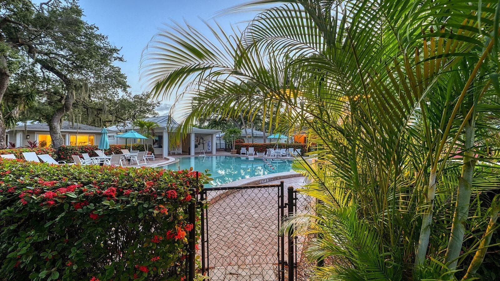 Your Private Gate and Entrance to the Pool - 1229 MOONMIST CIR #P6, SARASOTA