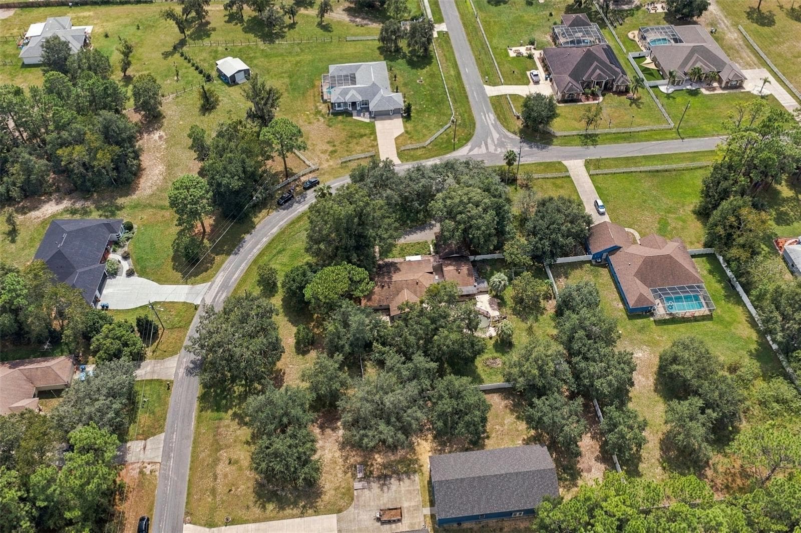 Aerial View - 15499 OAKCREST CIR, BROOKSVILLE