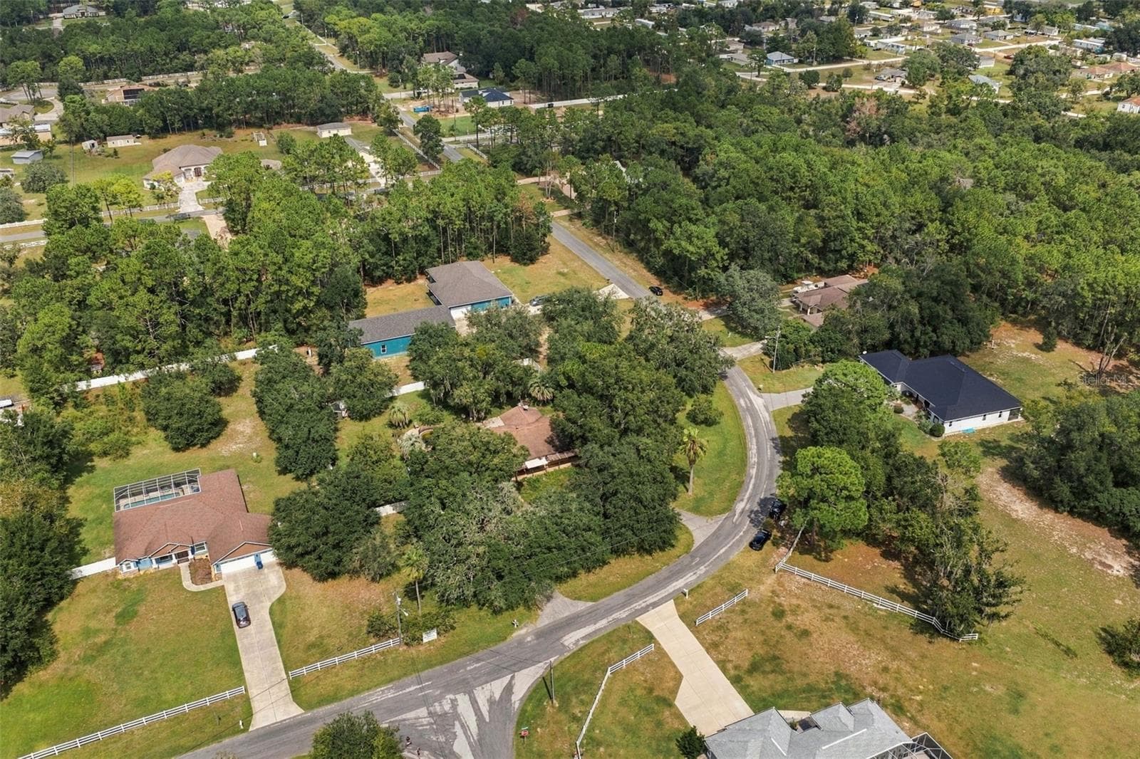 Aerial View - 15499 OAKCREST CIR, BROOKSVILLE