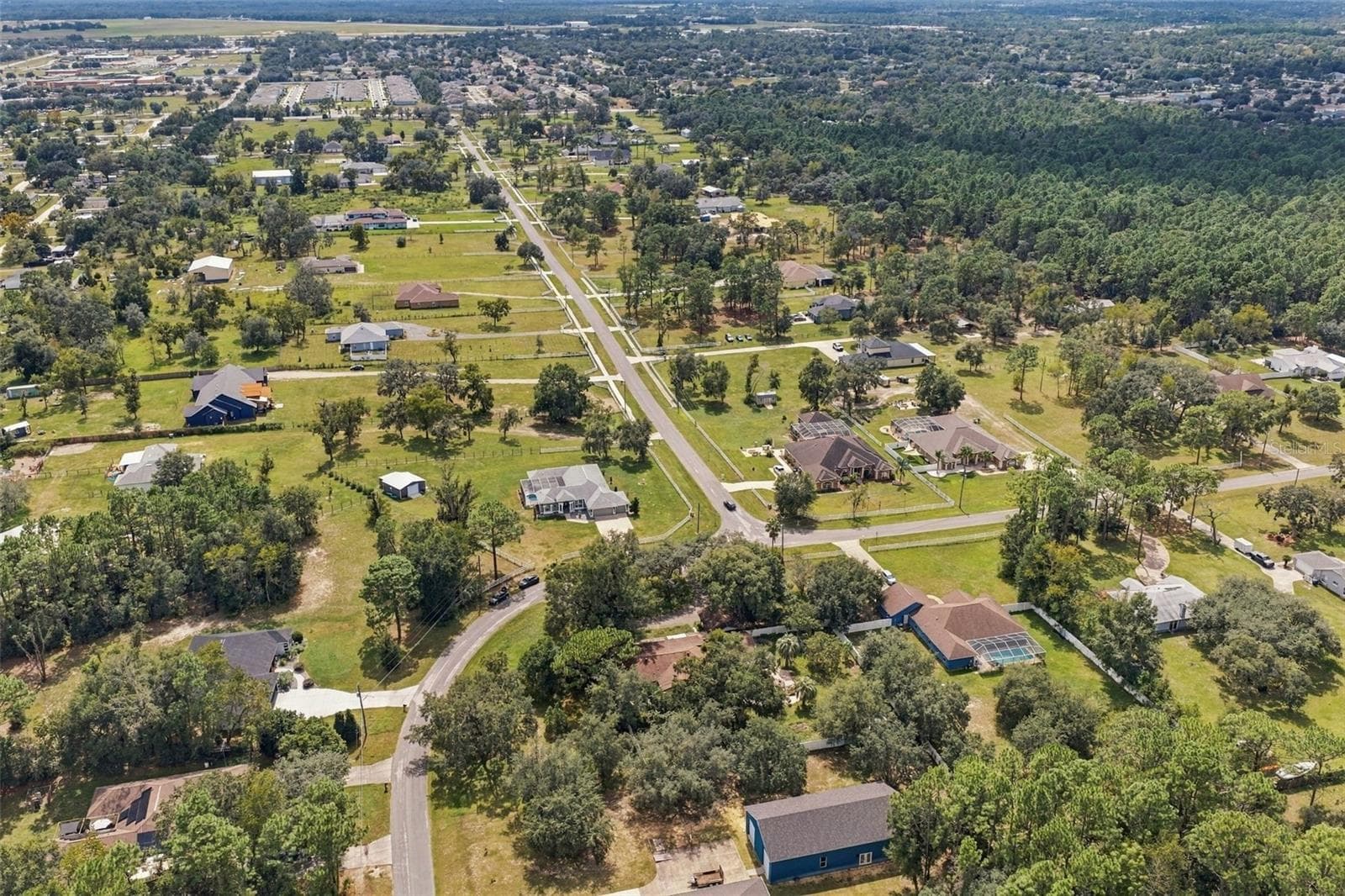 Aerial View - 15499 OAKCREST CIR, BROOKSVILLE