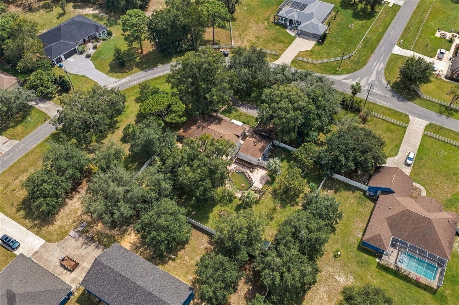 Aerial View - 15499 OAKCREST CIR, BROOKSVILLE