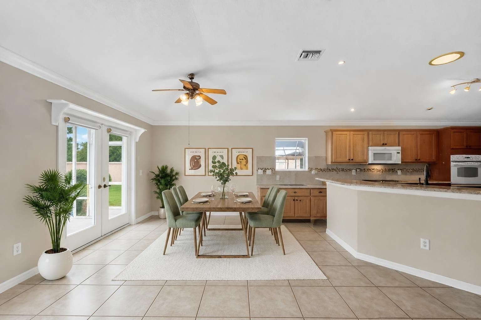 Kitchen and Dinette-Virtually Staged - 2334 AMBLER CIR, THE VILLAGES