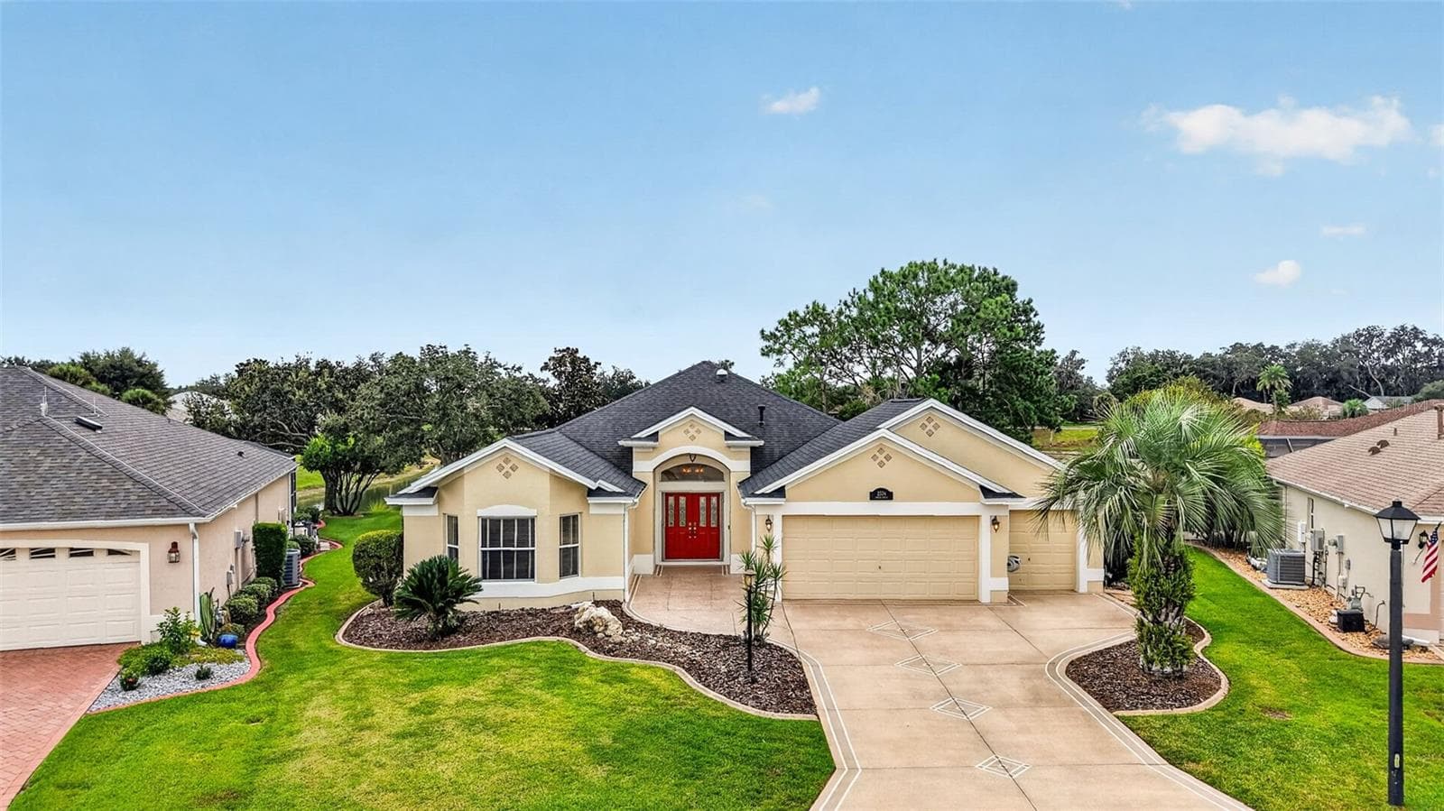 Aerial Front Elevation - 2334 AMBLER CIR, THE VILLAGES