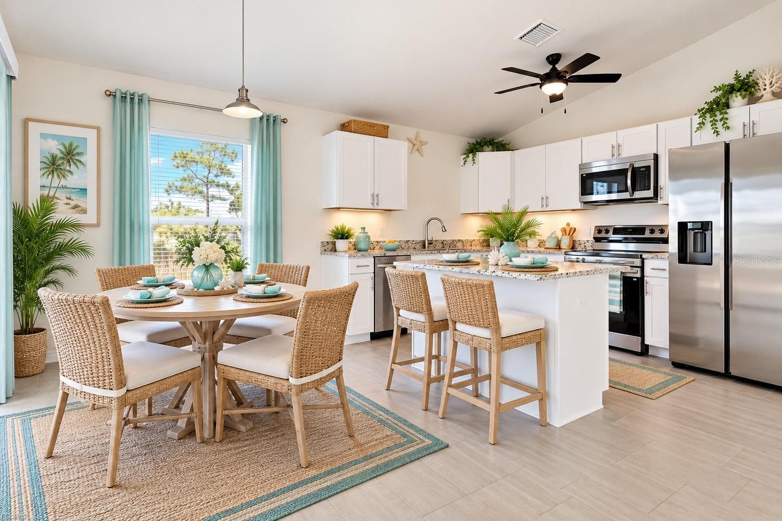kitchen/dining area - 1139 NW 10TH AVE, CAPE CORAL
