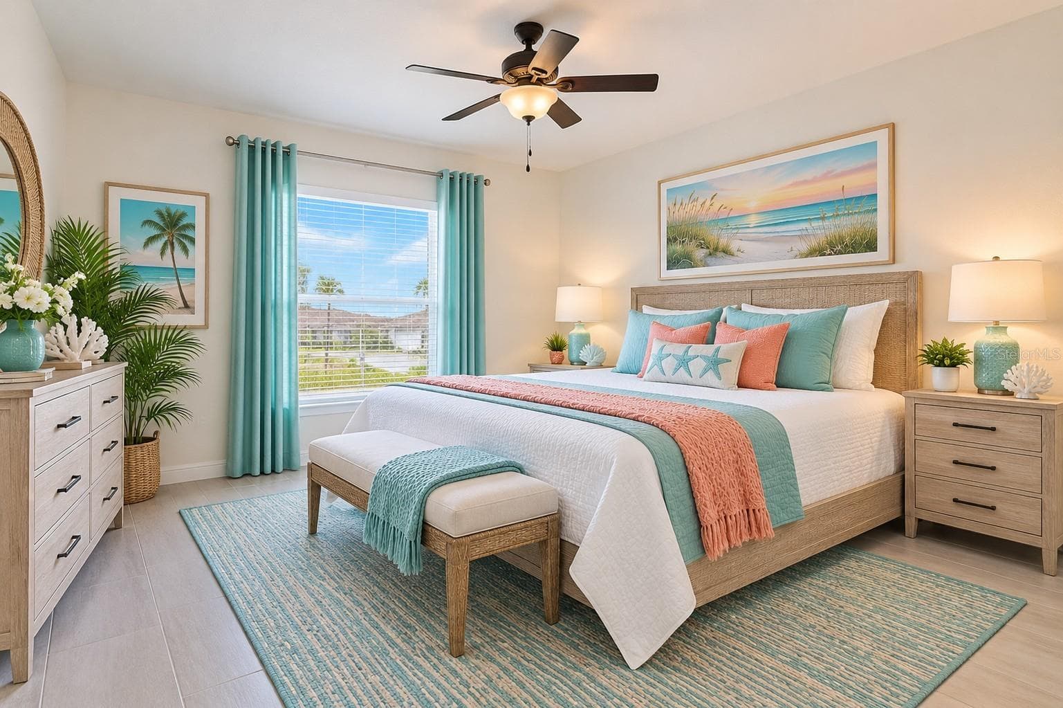 primary bedroom - 1139 NW 10TH AVE, CAPE CORAL