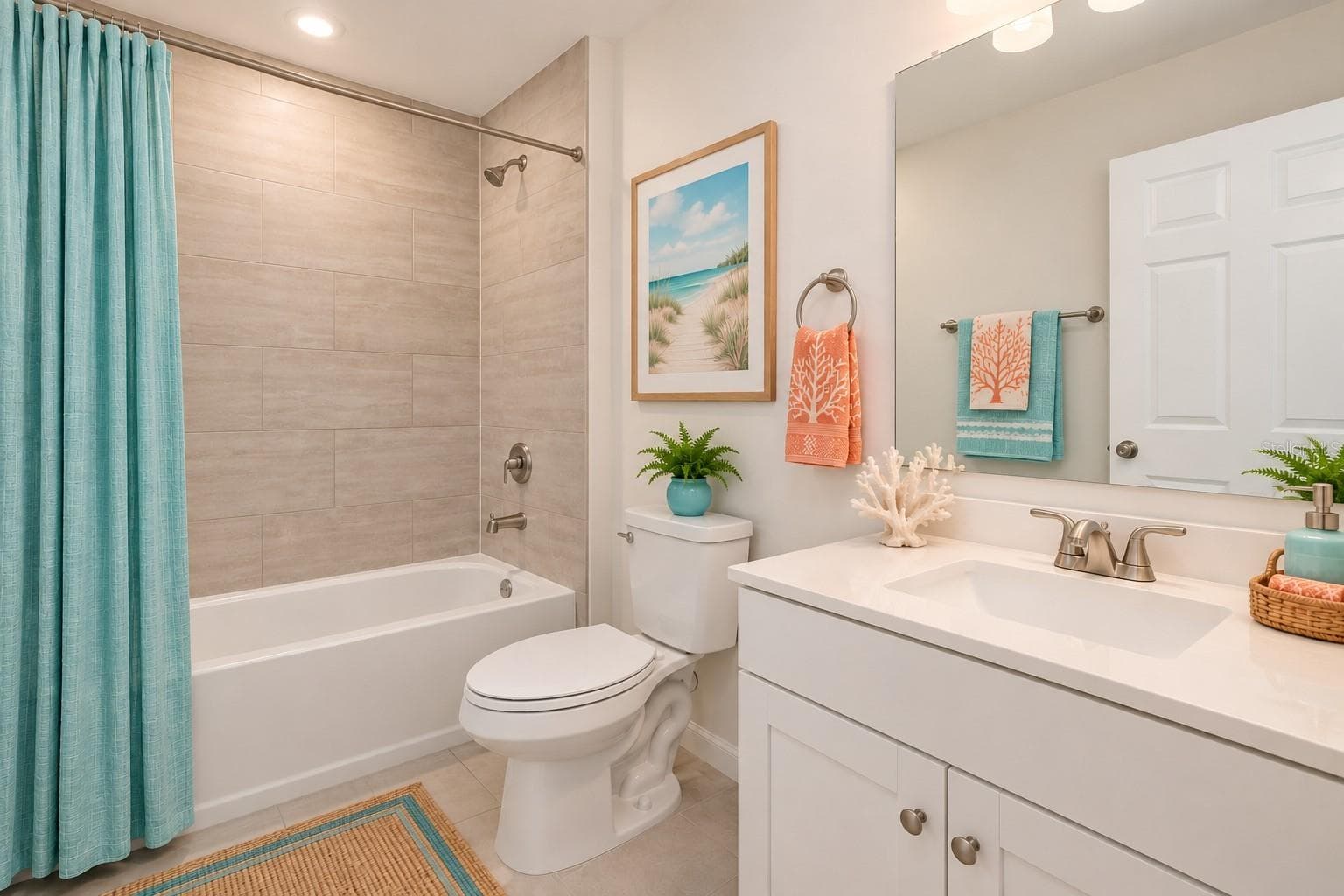 guest bath - 1139 NW 10TH AVE, CAPE CORAL