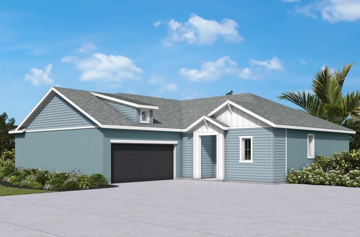 Front Exterior Rendering **Paint Colors May Vary - 5231 COLONY VISTA DR, APOLLO BEACH