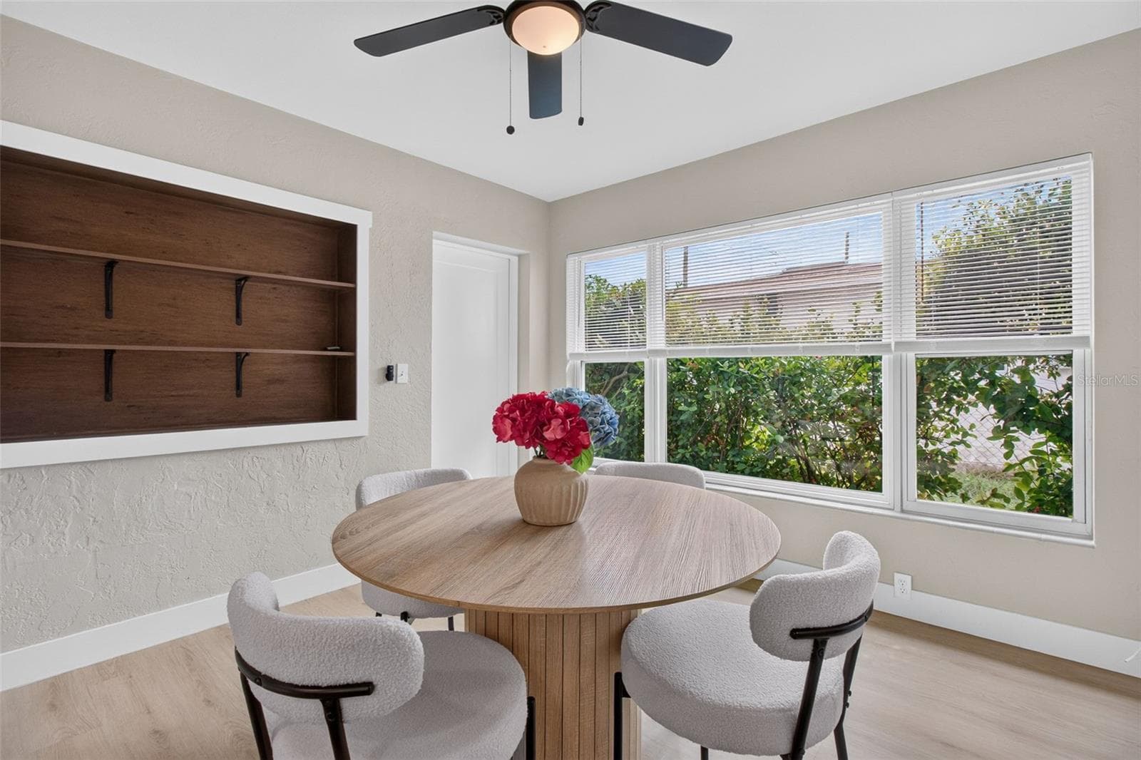 DINING ROOM WITH BUILT IN SHELVES - 2109 58TH ST S, GULFPORT