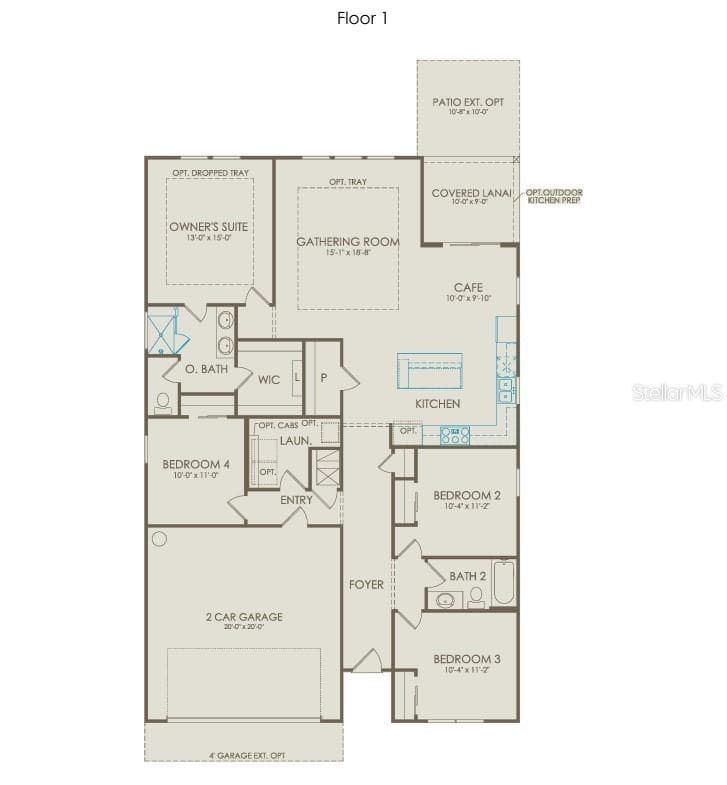 Highgate Floorplan - 306 FISHTAIL PL, PALM COAST