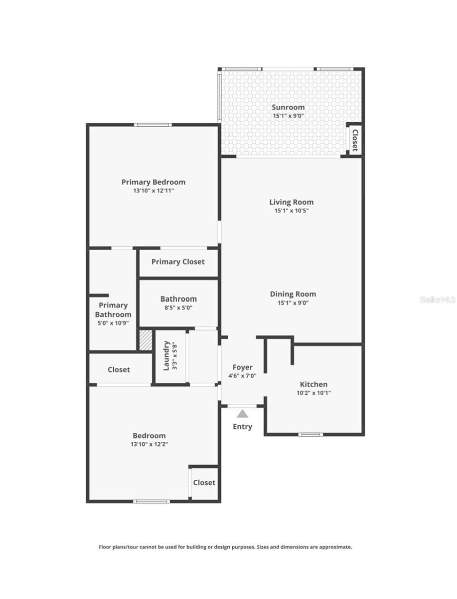One-story, open floorplan of 1,115 sqft features roomy bedrooms, quality kitchen and sunroom with peaceful lake view. - 1066 VILLA LN #63, APOPKA